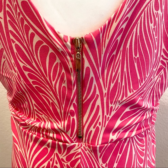 Victoria Secret Faux Wrap Twist Pink Midi Dress XL - Picture 8 of 11